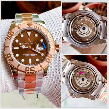 Rolex Yatch Master Brown Dial Semi Swiss