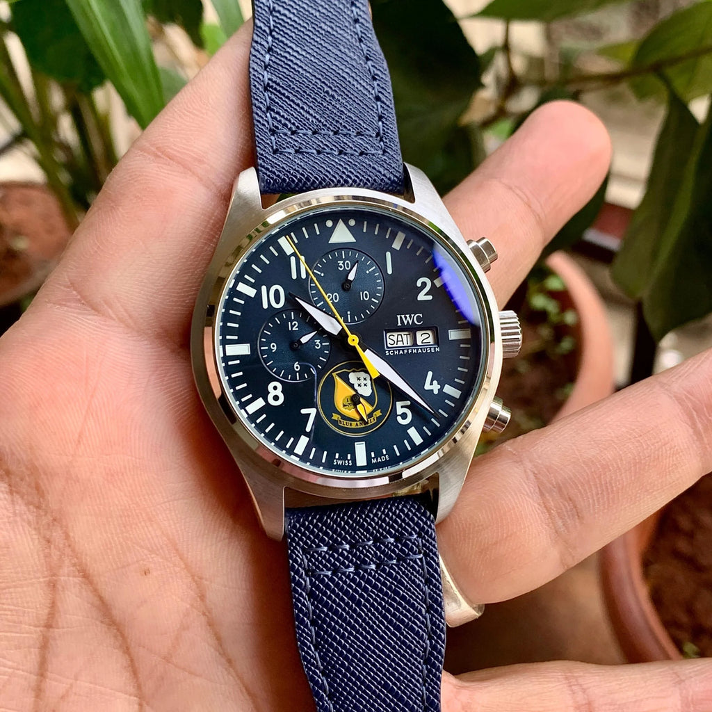 IWC Pilot’s Chronograph Edition “Blue Angels’ Silver