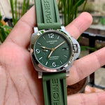 Luminor Panerai Automatic GMT Silver-Green