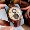Jaeger-LeCoultre توربيون ماستر ألترا ثين بني