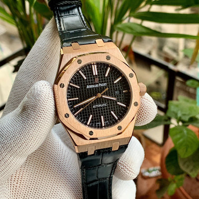 Audemars Piguet RO Leather Black Dial