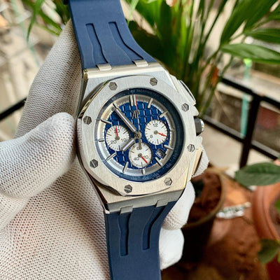 Audemars Piguet Royal Oak OFF SHORE Chronograph Blue-Silver