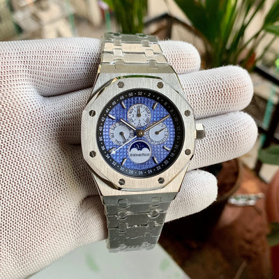 Audemars Piguet Royal Perceptual Calender Silver-Blue
