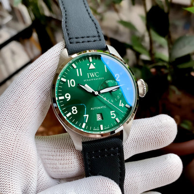 IWC Big Pilot’s IW501015 Green-Silver