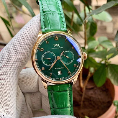 IWC Portugieser IWC500 Green Dial & Strap