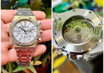 Audemars Piguet Chronograph White Auto Back Open