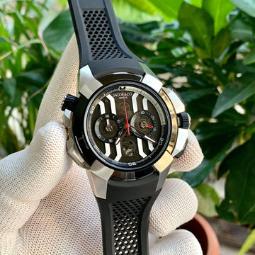Jacob & Co Epic X Chrono Silver-Black Dial Quartz