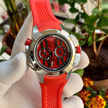 Jacob & Co Epic X Chrono Silver-Red Dial Quartz
