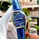 Franck Muller Crazy Hours Silver-Blue