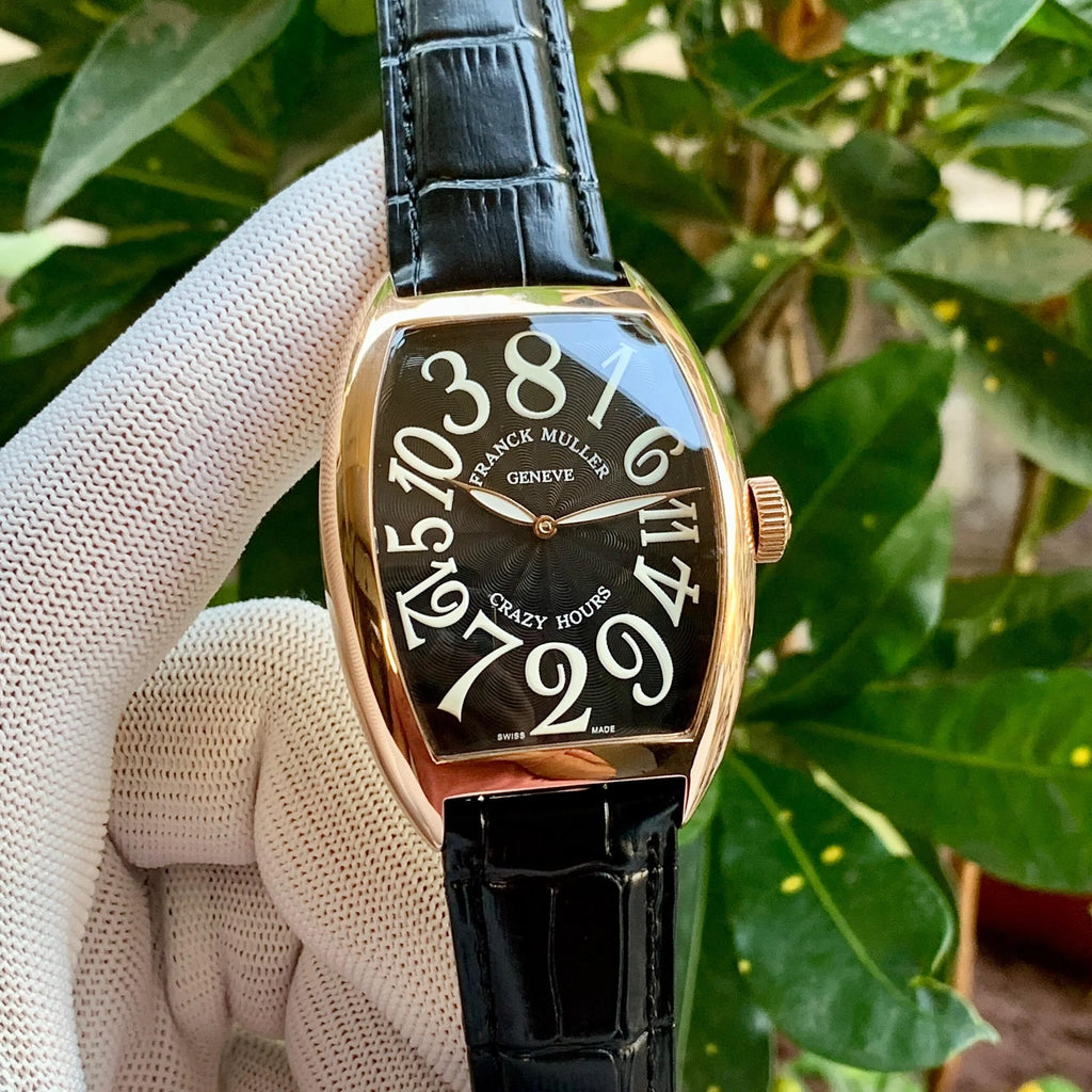 Franck Muller Crazy Hours Black-RG