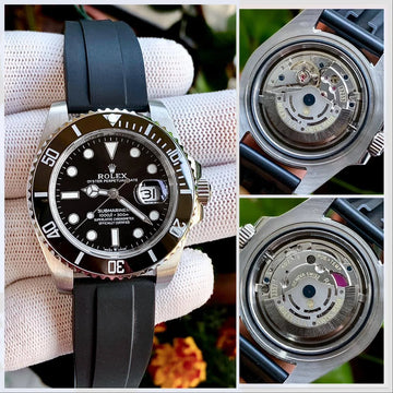 Rolex Submariner Black Bezel Auto Semi Swiss