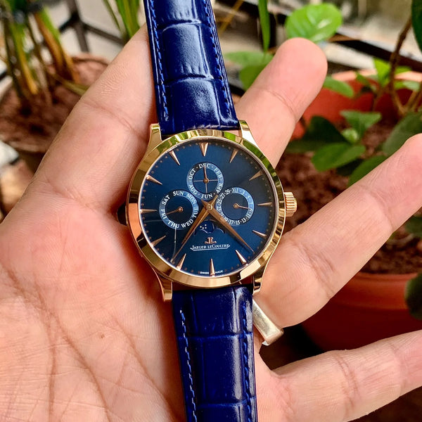 Jager Le-Couture Calender Blue RG