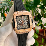Hublot Square-Bang-Unico RG Back-Open Quartz