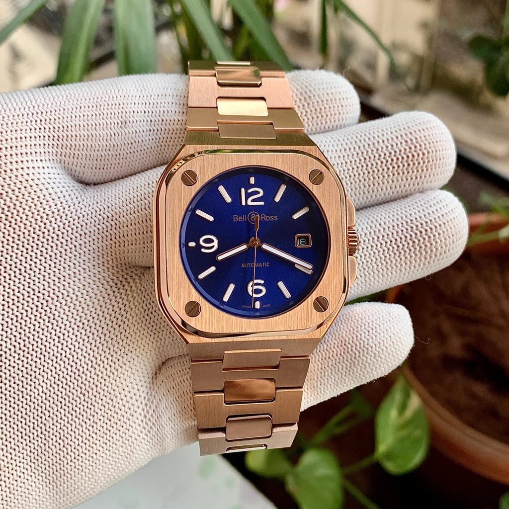 Bell & Ross Urban BR05A Rosegold-Blue Automatic