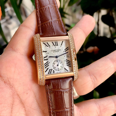 Cartier TANK MC W5330001 Automatic Diamond