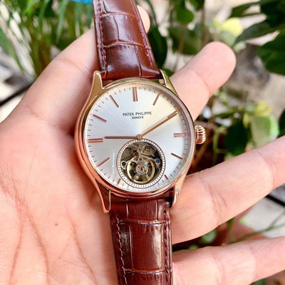 Patek Philippe Nautilus Tourbillon BRown Leather