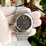 BVL Octo Roma Black Chronograph Quartz