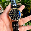 IWC Big Pilot Heritage IW501005 أسود جلد تمساح