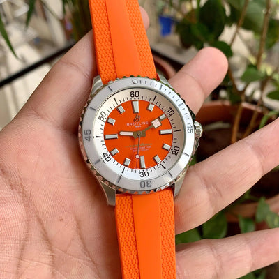 Breitling SUPEROCEAN 42 Orange Strap