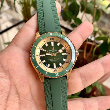 Breitling SUPEROCEAN 42 Green Strap Auto