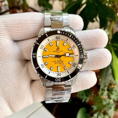 Breitling SUPEROCEAN 42 Steel Yellow Dial Auto