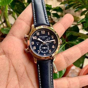 Patek Philippe CALATRAVA PILOT Travel Time Rose Gold