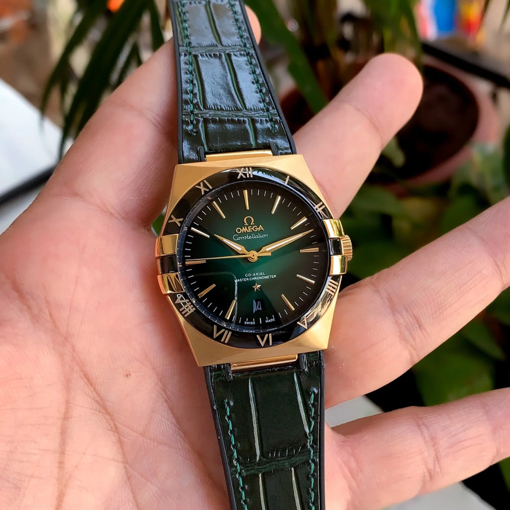 Omega Constellation Co-Axial Green Dial