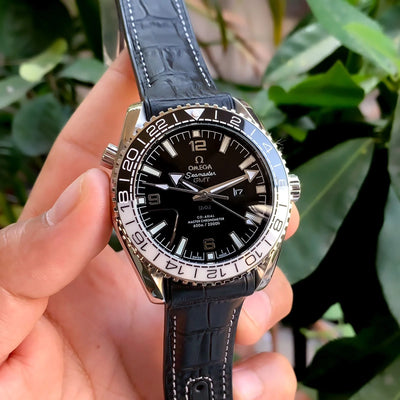 OMEGA Seamaster Planet Ocean Planet GMT Black