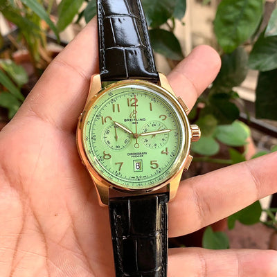 Breitling PREMIER Heritage Chronograph Green-Black Strap