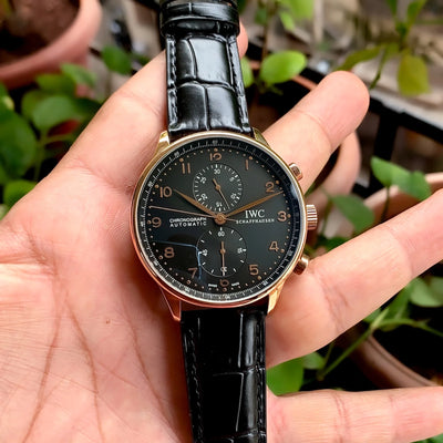 IWC Portugieser IW371625 Chronograph Black