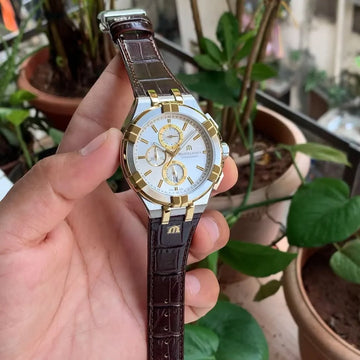 Maurice Lacroix Aikon Quartz 1018 Leather