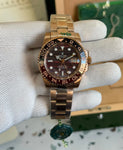 Rolex Master GMT II ROOTBEER Tiger Iron Edition