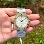 Versace Greca Logo VI Silver-Gold Quartz