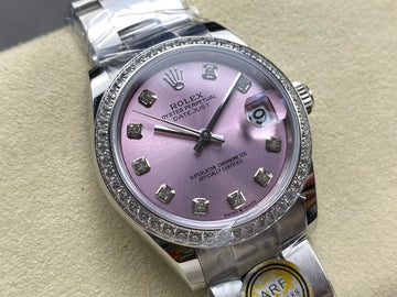 Rolex DateJust Pink DIamond 31MM Ladies 1:1 Super Clone