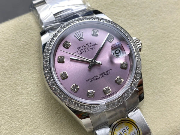 Rolex DateJust Pink DIamond 31MM Ladies 1:1 Super Clone