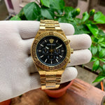 Versace Greca Logo Chronograph Gold Edition