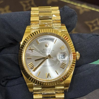 Rolex Day-Date 40 Gold 228238 Roman RCF Super Clone