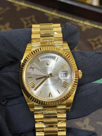 Rolex Day-Date 40 Gold 228238 Roman RCF Super Clone