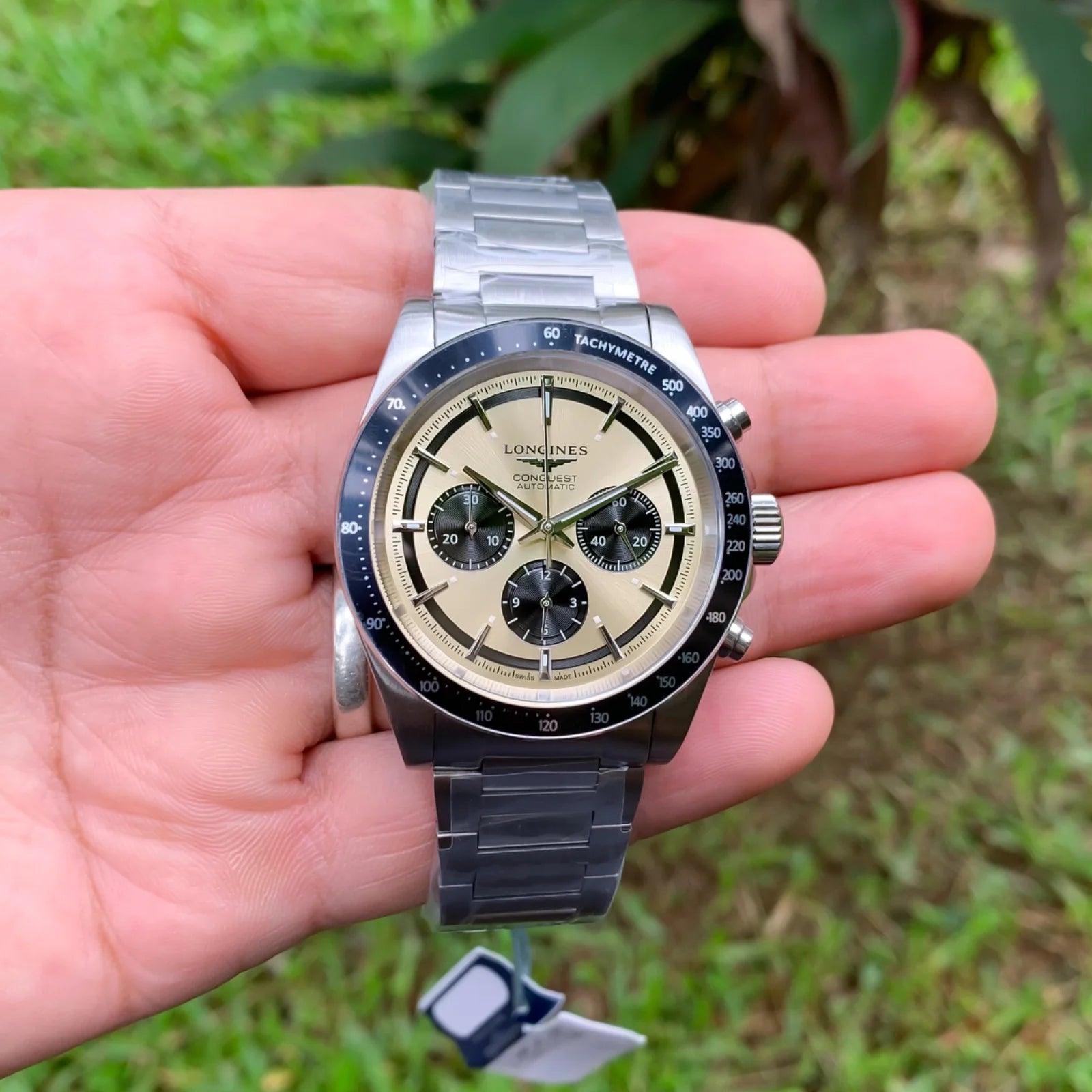 Longines Conquest Automatic Champagne Quartz