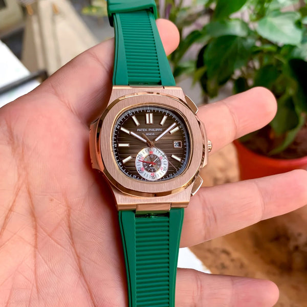 Patek Philippe Nautilus Chronograph 5980R-001 Green