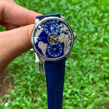 Jacob & Co. Dual Time Zone Tourbillon Blue-Silver