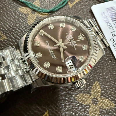 Rolex DateJust Ladies THB 1:1 Wine Dial Super Clone With NFC