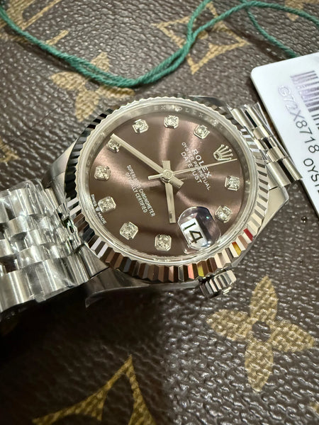 Rolex DateJust Ladies THB 1:1 Wine Dial Super Clone With NFC