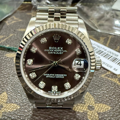 Rolex DateJust Ladies THB 1:1 Wine Dial Super Clone With NFC