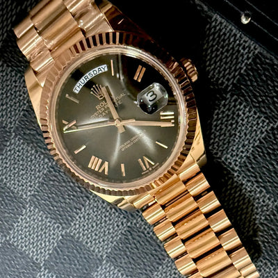 Rolex Day-Date 40 EveroseGold 228235 Ombre Dial RCF Super Clone