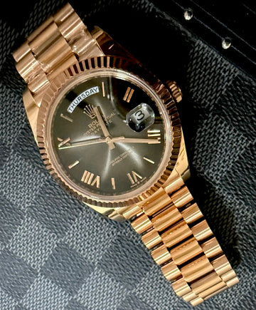 Rolex Day-Date 40 EveroseGold 228235 Ombre Dial RCF Super Clone