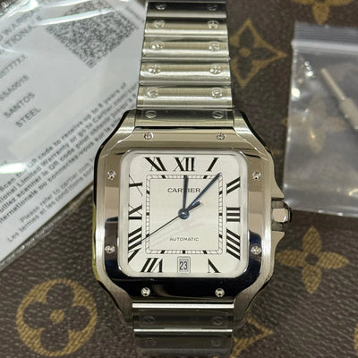 Cartier Santos Silver WSSA0018 J12 Swiss