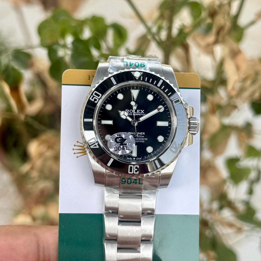 Rolex Submariner NO DATE SEMI ETA Silver black