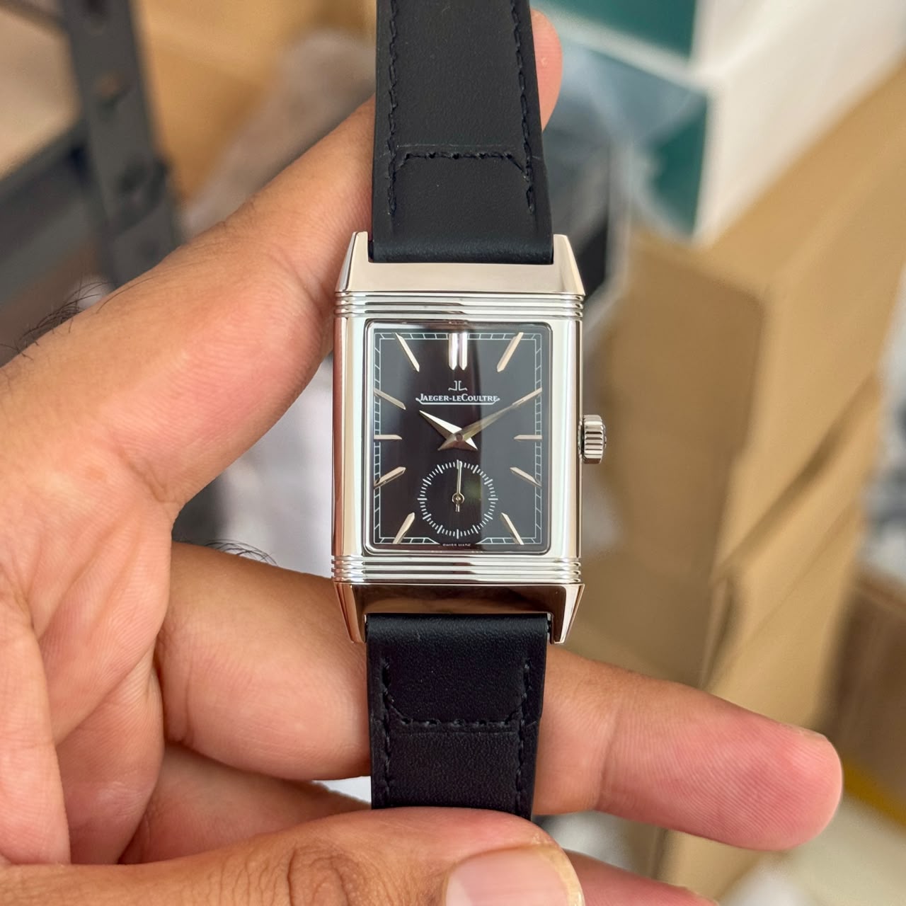 Jaeger Le Coultre Reverso Black Silver