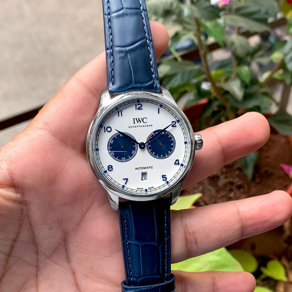 IWC Portugieser Heritage blue